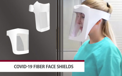 Fiber Face Shields for Health Care Providers